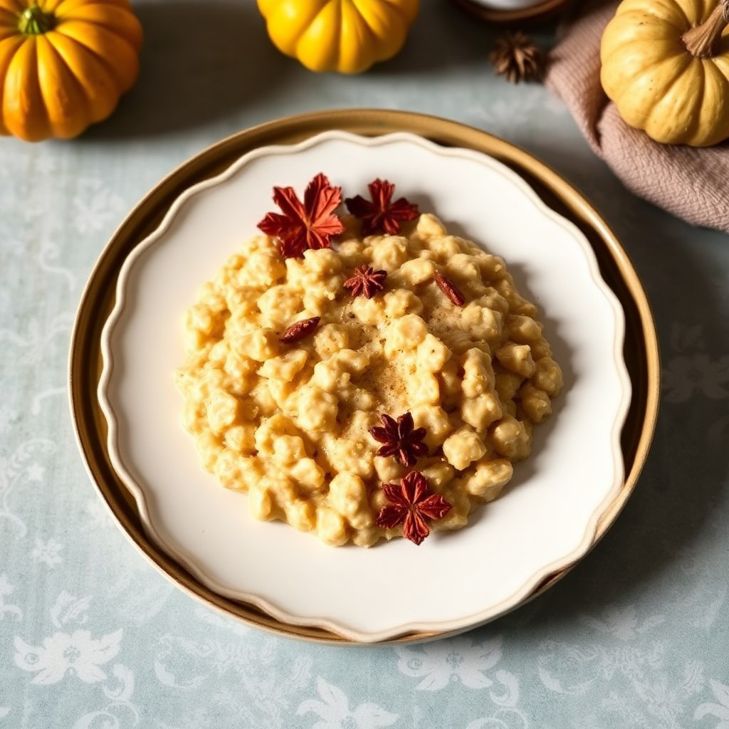 Autumn Spiced Protein Oatmeal