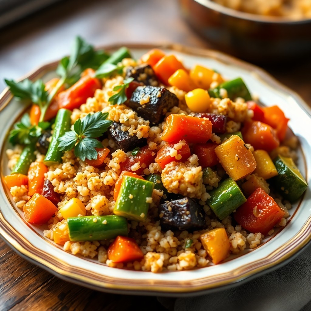 Winter Vegetable and Quinoa Stir-Fry