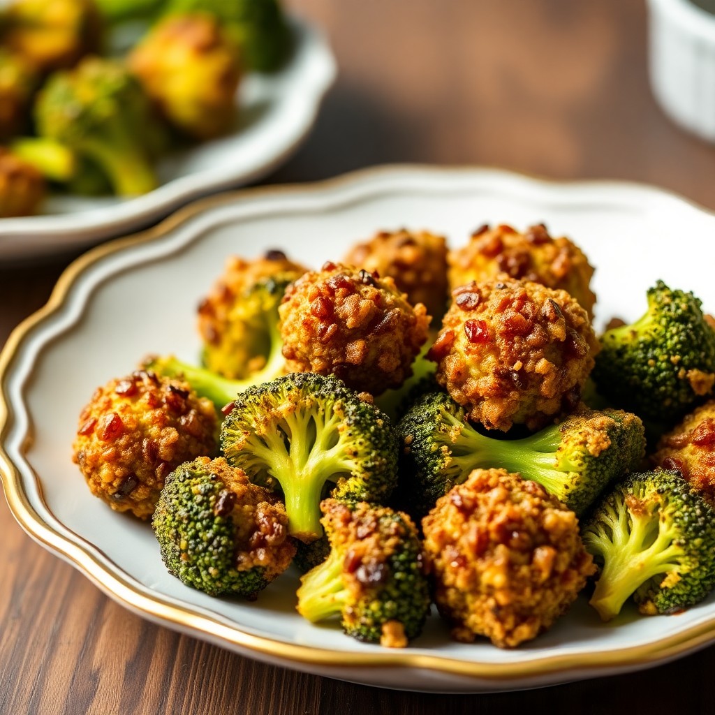 Roasted Keto Broccoli Bites