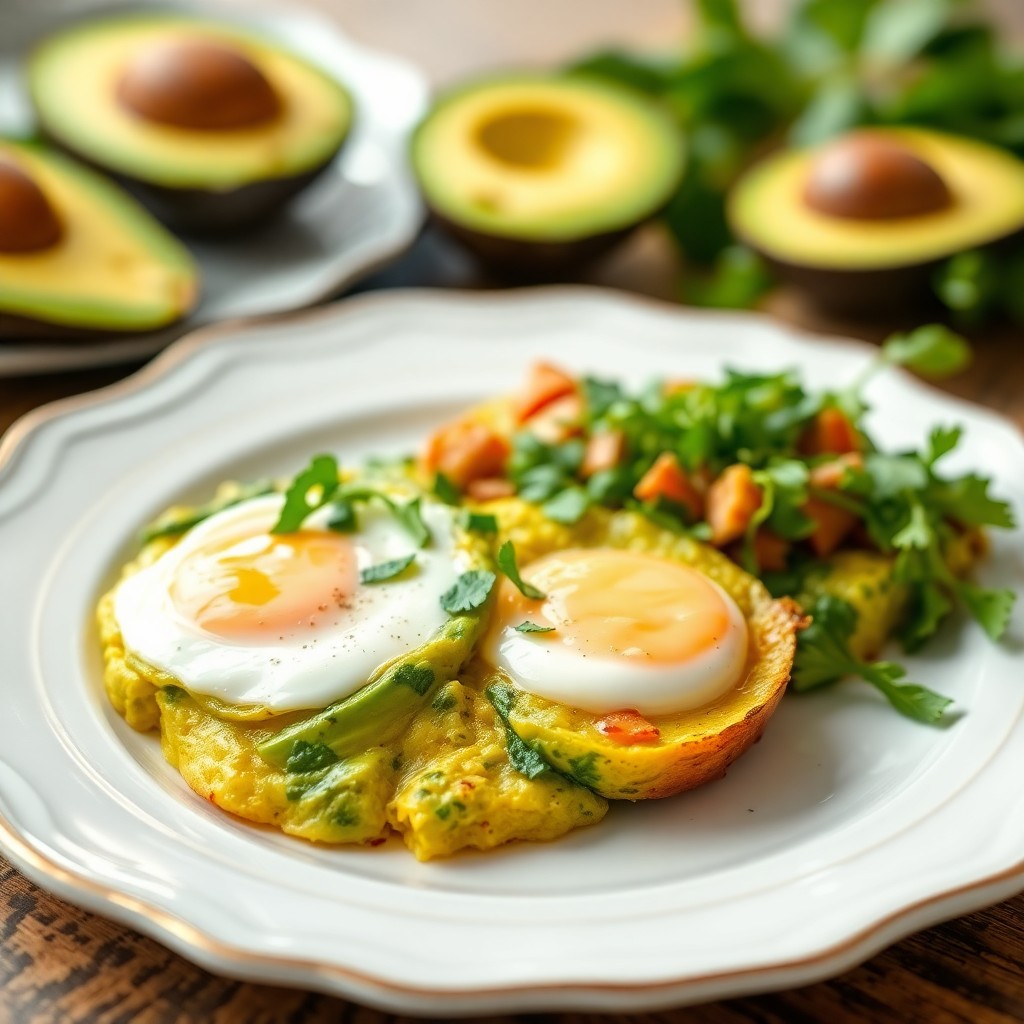 Baked Avocado Eggs